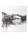Bridge Pattern Hidden Frame Canvas Wall Painting Black/White/Grey 50 x 50cm