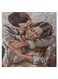 Girl With Her Boyfriend Pattern Hidden Frame Canvas Wall Painting Multicolour 50 x 50cm