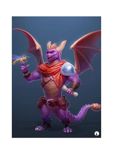 Spyro Metal Plate Poster Multicolour 15x20cm