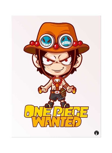 Anime One Piece Metal Plate Poster Multicolour 15 x 20cm