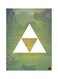Video Game Legend Zelda Metal Plate Poster Green/White 15x20cm