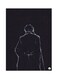 Sherlock Metal Plate Poster Black/Blue