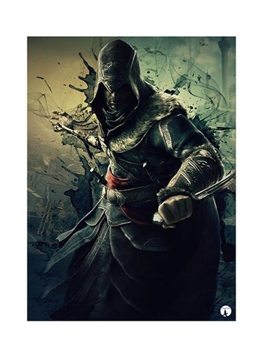 Video Game Assassin's Creed Metal Plate Poster Multicolour 15 x 20cm