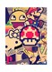 Random Things Metal Plate Poster Multicolour 15 x 20cm