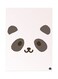 Panda Metal Plate Poster Multicolour 15x20cm