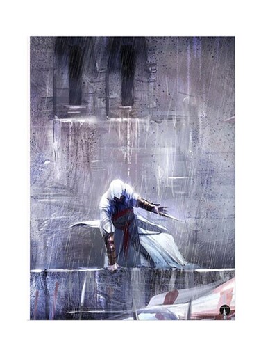 Video Game Assassin's Creed Metal Plate Poster Multicolour 15 x 20cm