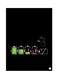 Batteries Metal Plate Poster Black 15 x 20cm