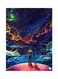 Drawing Metal Plate Poster Multicolour 15 x 20cm