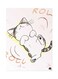 Cat Metal Plate Poster Multicolour 15 x 20cm