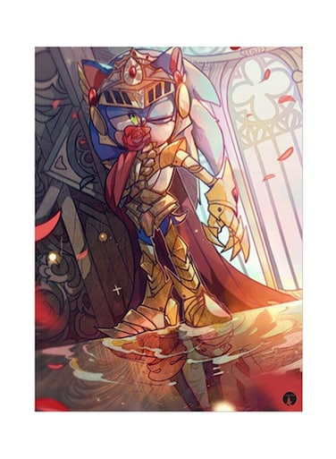 Video Game Sonic Metal Plate Poster Multicolour 15 x 20cm