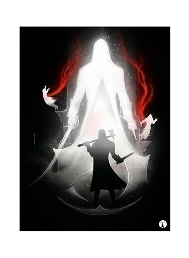Video Game Assassin's Creed Metal Plate Poster Multicolour 15 x 20cm