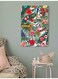 Birds And Flowers Themed Wall Painting Multicolour 40x60cm