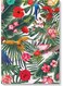 Birds And Flowers Themed Wall Painting Multicolour 40x60cm