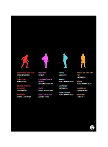 Infamous Metal Plate Poster Multicolour 15x20cm