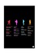 Infamous Metal Plate Poster Multicolour 15x20cm