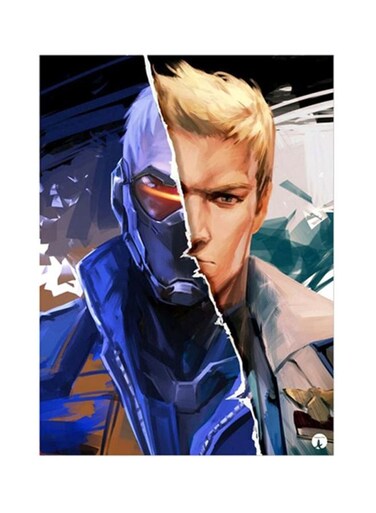 Overwatch Metal Plate Poster Multicolour 15x20cm