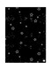 Stars Metal Plate Poster Black/White
