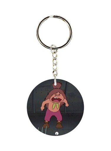 Anime Adnan And Lina Printed Keychain