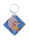 Adnan And Lina Wooden Keychain