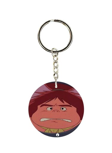 Adnan And Lina Anime Printed Keychain