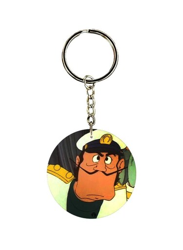 Adnan And Lina Anime Printed Plastic Key Chain