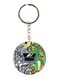 Right And Left Brain Printed Keychain