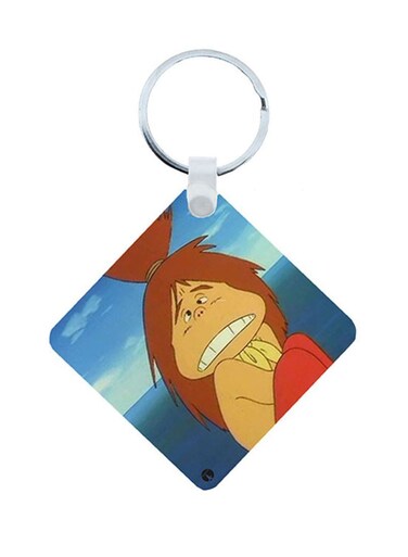 Adnan And Lina Wooden Keychain