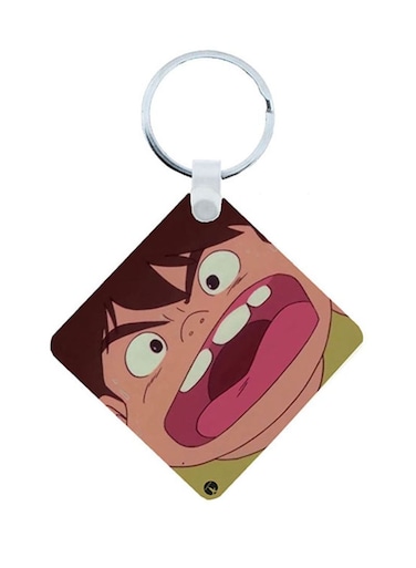 Adnan And Lina Wooden Keychain