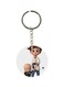 Boy And Baby Printed Double Sided Keychain