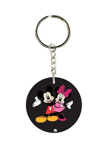 Minnie And Mickey Mouse Theme Key Chain