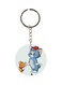 Double Sided Tom And Jerry Printed Keychain