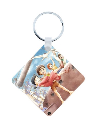 Adnan And Lina Wooden Keychain