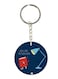 A Lamp And A Book Double Side Printed Keychain
