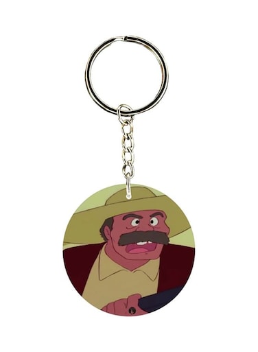 Anime Adnan And Lina Printed Keychain