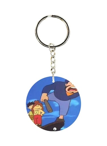 Adnan And Lina Anime Printed Keychain