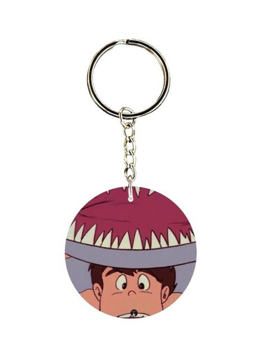Adnan And Lina Anime Printed Keychain