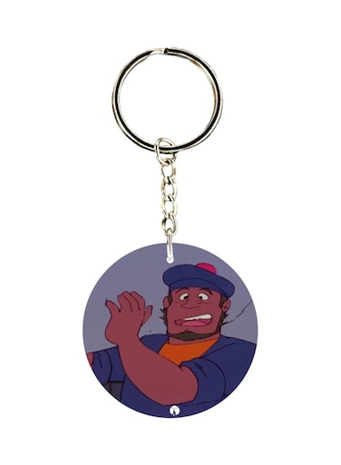Adnan And Lina Anime Printed Keychain