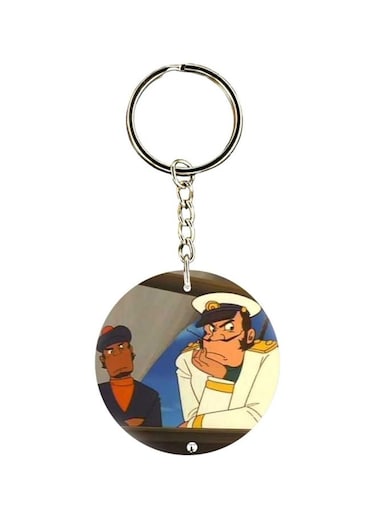 Adnan And Lina Anime Printed Keychain