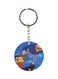 Adnan And Lina Anime Printed Plastic Keychain