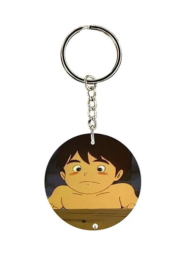 Anime Adnan And Lina Printed Keychain