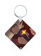 Adnan And Lina Wooden Keychain