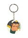 Adnan And Lina Anime Printed Keychain