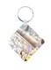 Adnan And Lina Wooden Keychain
