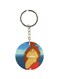 Adnan And Lina Anime Printed Keychain