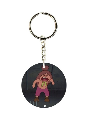 Adnan And Lina Anime Printed Keychain