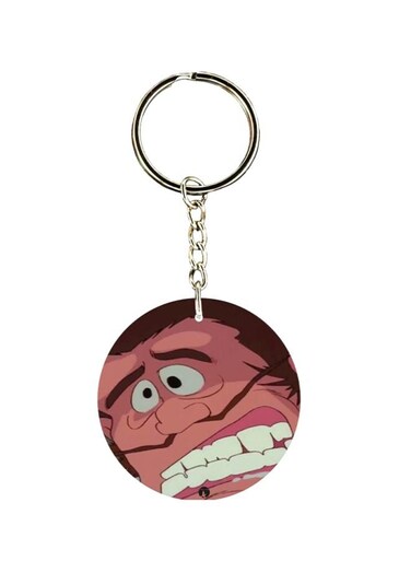 Anime Adnan And Lina Printed Keychain