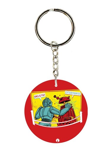 Star Wars And Doctor Printed Keychain