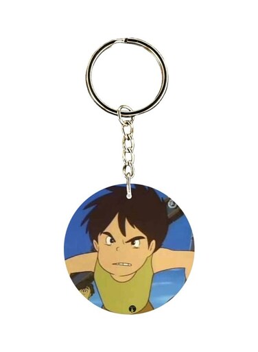 Adnan And Lina Anime Printed Keychain