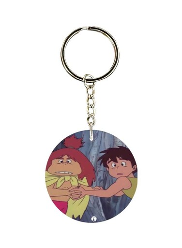 Anime Adnan And Lina Printed Key Chain
