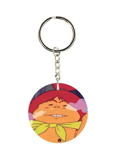 Anime Adnan And Lina Printed Keychain